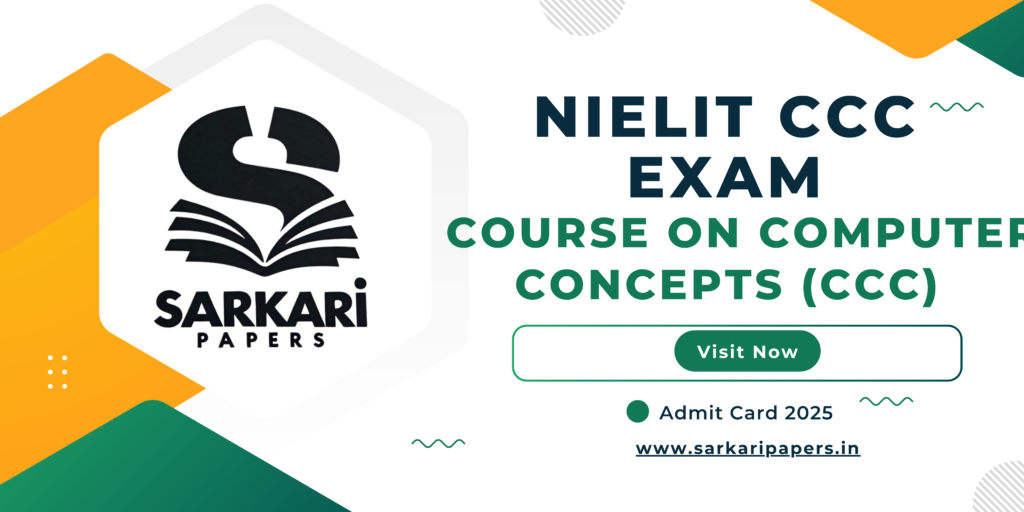 NIELIT CCC 2025 Admit Card Link