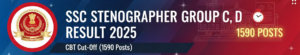 SSC Stenographer Group C, D